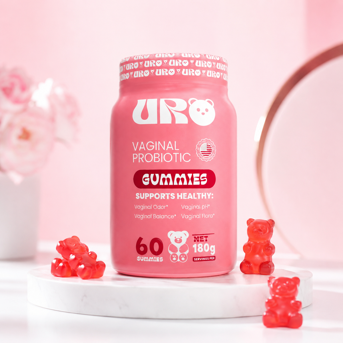 URO FEMME BALANCE™ – 60 Gomitas para tu Bienestar Íntimo